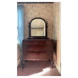 Antique Chest of Drawers With Mirror38x21x66