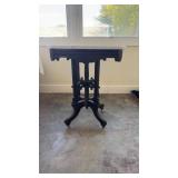 Marble Top Side Table with Porcelain