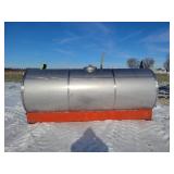 1500 Gallon Stainless Steel Tank w/ Frame