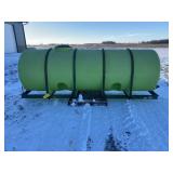 1000 Gallon Poly Tank On Frame, Good Tank, Clean