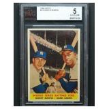 1958 Topps Mickey Mantle & Hank Aaron Batting