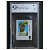 1969 Topps Decals Reggie Jackson Rookie Graded