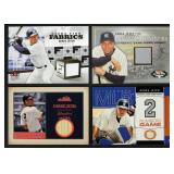 2003-2006 Fleer Derek Jeter Game Worn Jersey & Bat