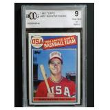 1985 Topps Mark McGwire Rookie Card - BCCG 9