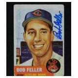 1953 Topps Bob Feller Signed Card
