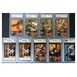 Michael Jordan Lot of 9 Cards - All Graded