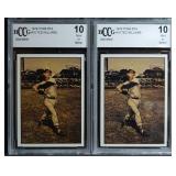 1979 TCMA Ted Williams BCCG 10 Lot of 2 Cards