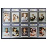 1978 TCMA Star Lot of 10 Cards - All Graded WCG