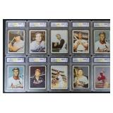 1978 TCMA Star Lot of 10 Cards - All Graded WCG
