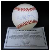 Whitey Ford Signed Official Baseball