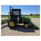 John Deere 3032 E w/ 300E Loader