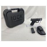 Glock, Model 42, Cal 380 Auto, Case, Holster