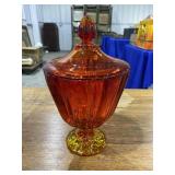 Orange glassware