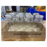 (8) Ball jars with glass lids