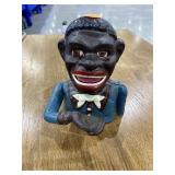 Cast iron mechanical bank