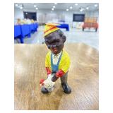 Cast iron figurine bank