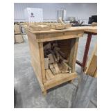 Wooden Topped Work Table