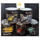 5 Hot Wheels limited edition Racing Series cars: