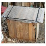 Wooden Lighted Shelter