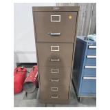 Metal 5 Drawer Filing Cabinet