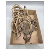 Vintage Rope Hoist