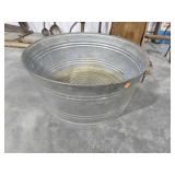 Galvanized wash Tub