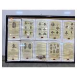 Dietz Lantern  Framed Advertisement 36"X24"