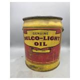 Delco-Light Oil Metal Can