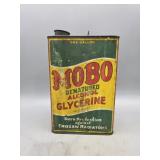 Vintage Mobo Denatured Alcohol & Glycerine Jug