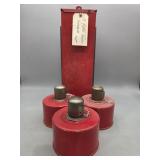 Set of (3) Kerosene Road Flares