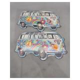 Set of VM Van Metal Signs