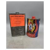 Gas Tank Sealer & Lamp Oil Cans