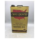 Vintage Cross Country Motor Oil Jug