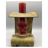 Vintage Brass Railroad Bunk Lantern or Maritime