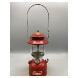 Vintage Red Coleman 200A 1965 Gasoline Lantern