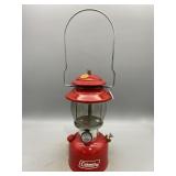 Vintage Red Coleman 200A 1973 Pressure Lantern