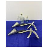 Vintage Oil Can Opener and Funnels with 3-N-1