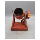 Belt Powered Cement Mixer