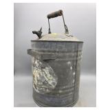 Galvanized Oil Jug