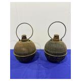 Vintage Cast Iron Smudge Pots