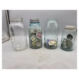 Large Canning Jars w/ Matchbooks