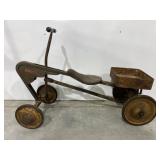 Vintage Metal Tricycle or Push Scooter
