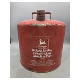 6 Gallon Metal John Deere Snowmobile Gas Can