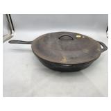 Large Cast Iron Skillet w/ Lid
