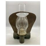 Vintage Railroad Caboose Oil Lamp