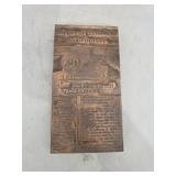 Fairbanks Morse Model Z Engine Printing Block