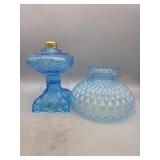 Oil Lamp Base & Shade