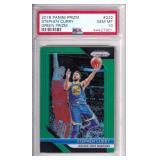 2018 Panini Prizm Green Stephen Curry - PSA 10
