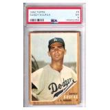 1962 Topps Sandy Koufax - PSA 5