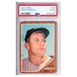 1962 Topps Mickey Mantle - PSA 4